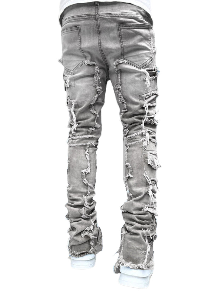 Men’s Tassel Trim Slim Fit Pants