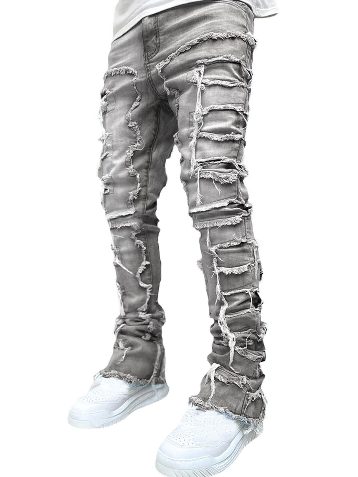 Men’s Tassel Trim Slim Fit Pants