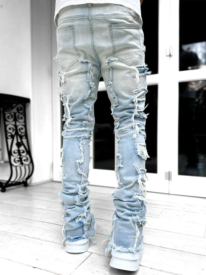 Men’s Tassel Trim Slim Fit Pants