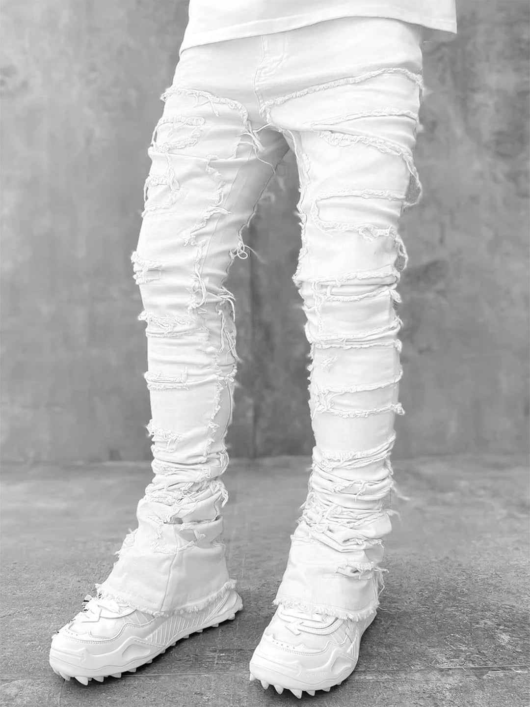 Men’s Tassel Trim Slim Fit Pants