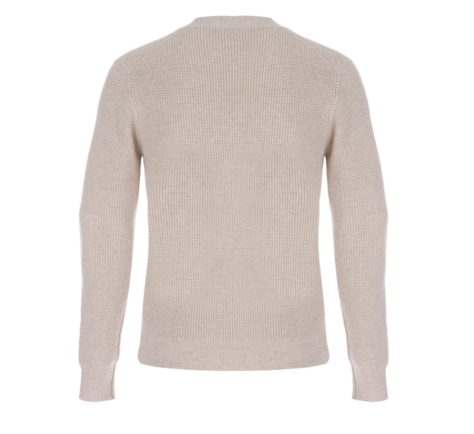 Men’s Textured Knit Cardigan With Button Front