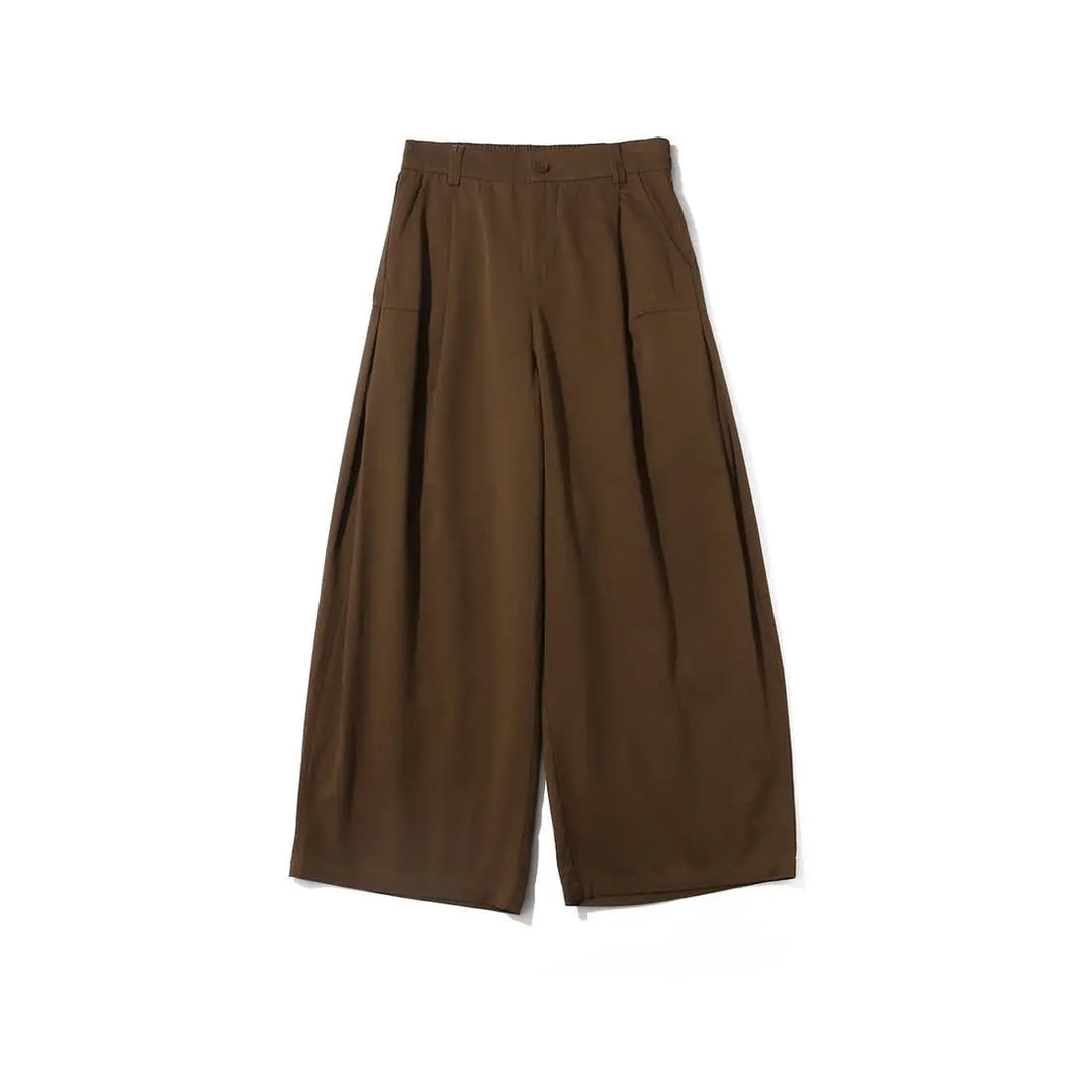 Men’s Wide-Leg Pleated Pants