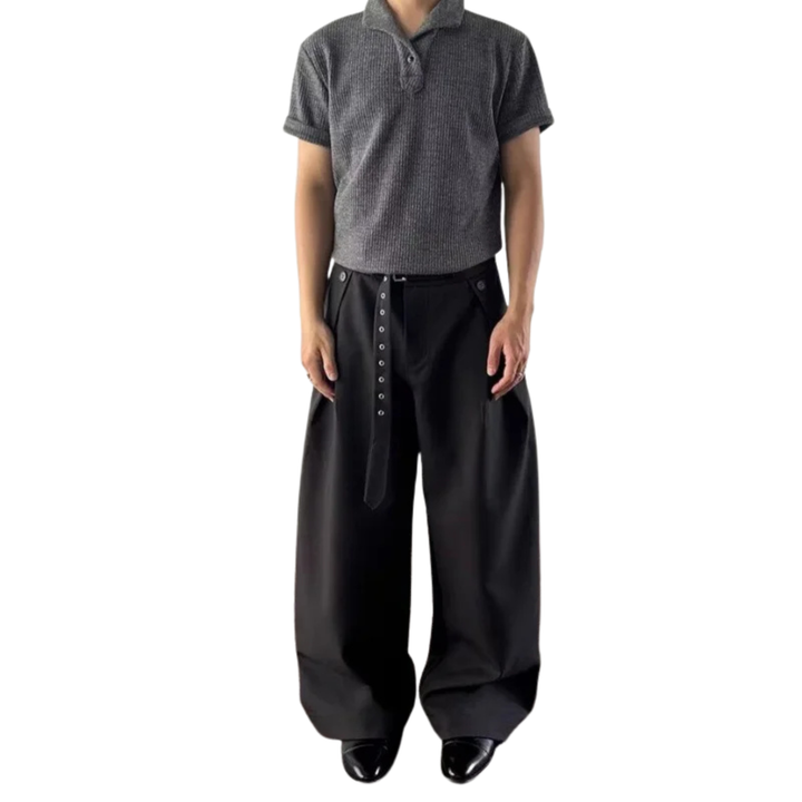 Men’s Wide-Leg Straight Pants