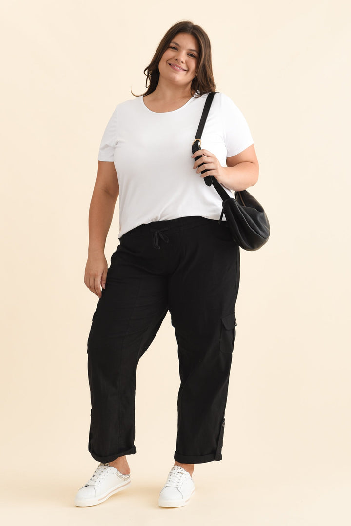 Women’s Black Cargo Pants