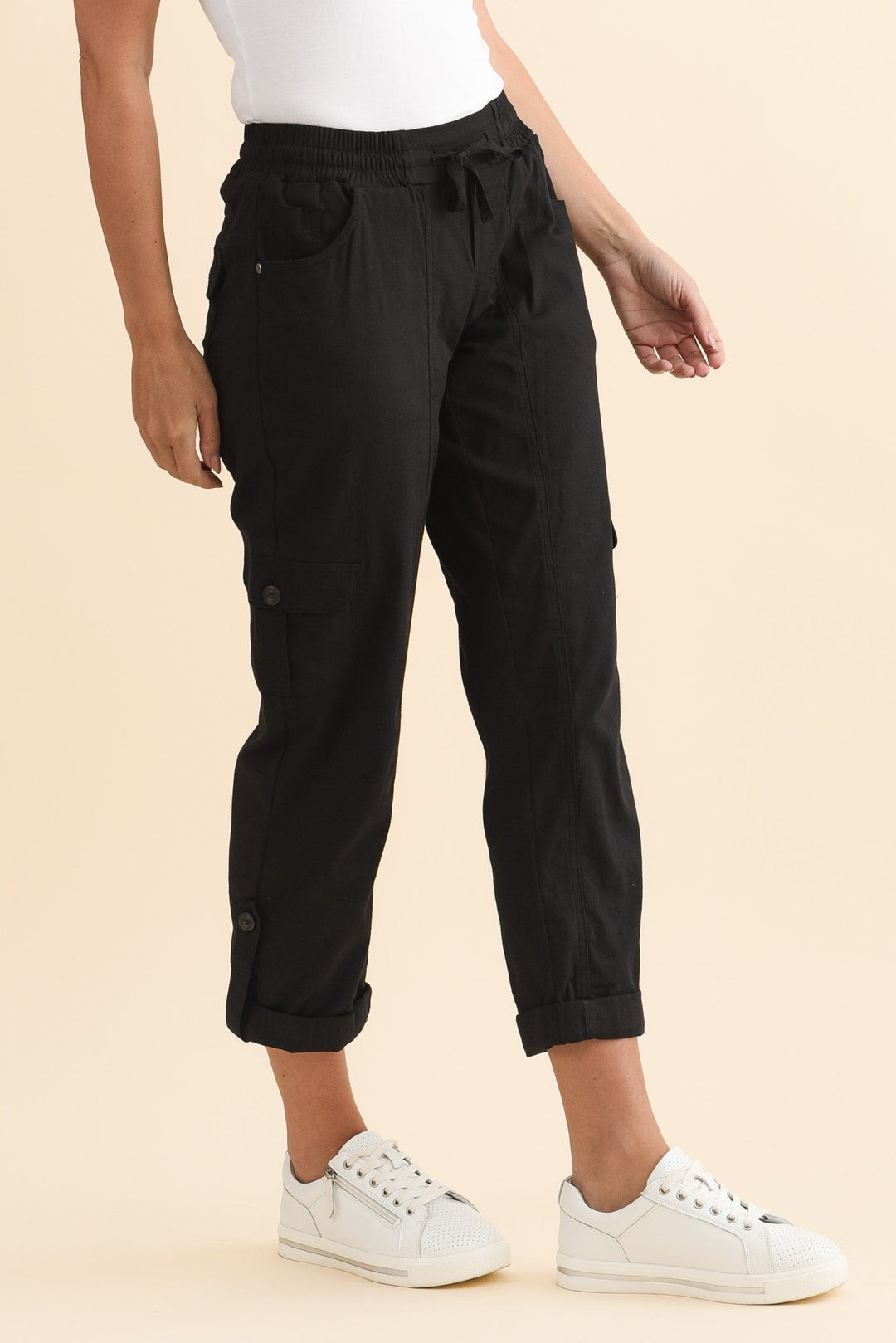 Women’s Black Cargo Pants