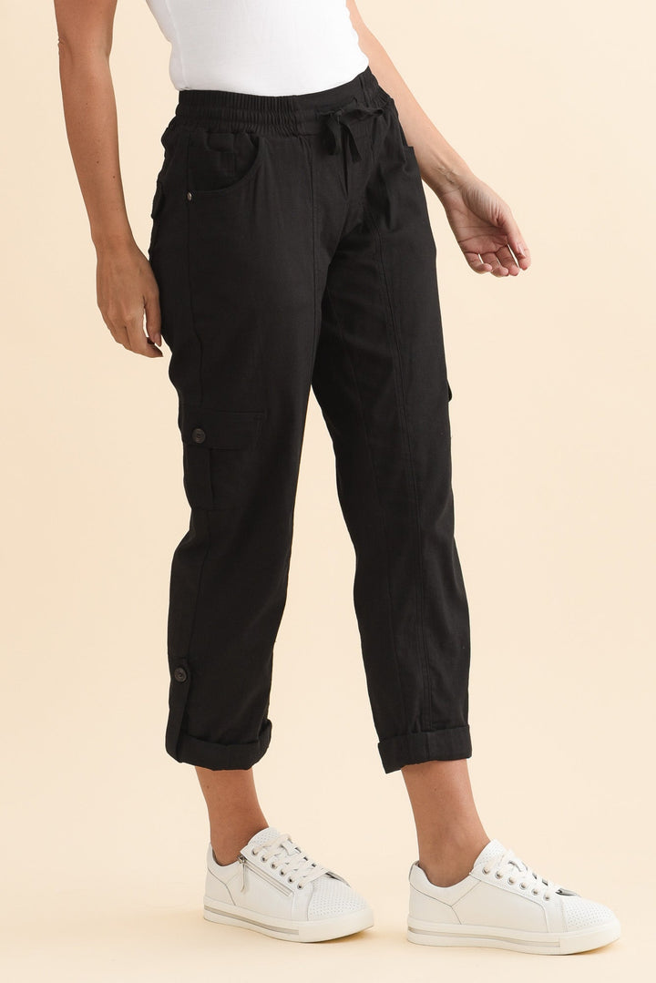 Women’s Black Cargo Pants
