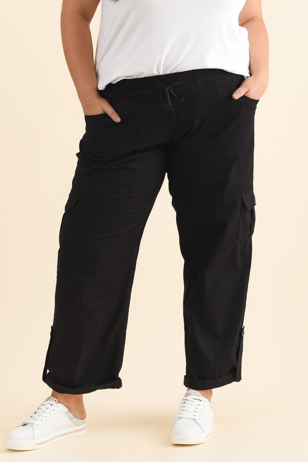 Women’s Black Cargo Pants