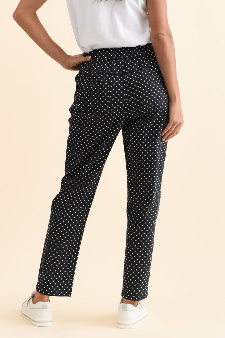 Women’s Drawstring Waist Polka Dot Pants