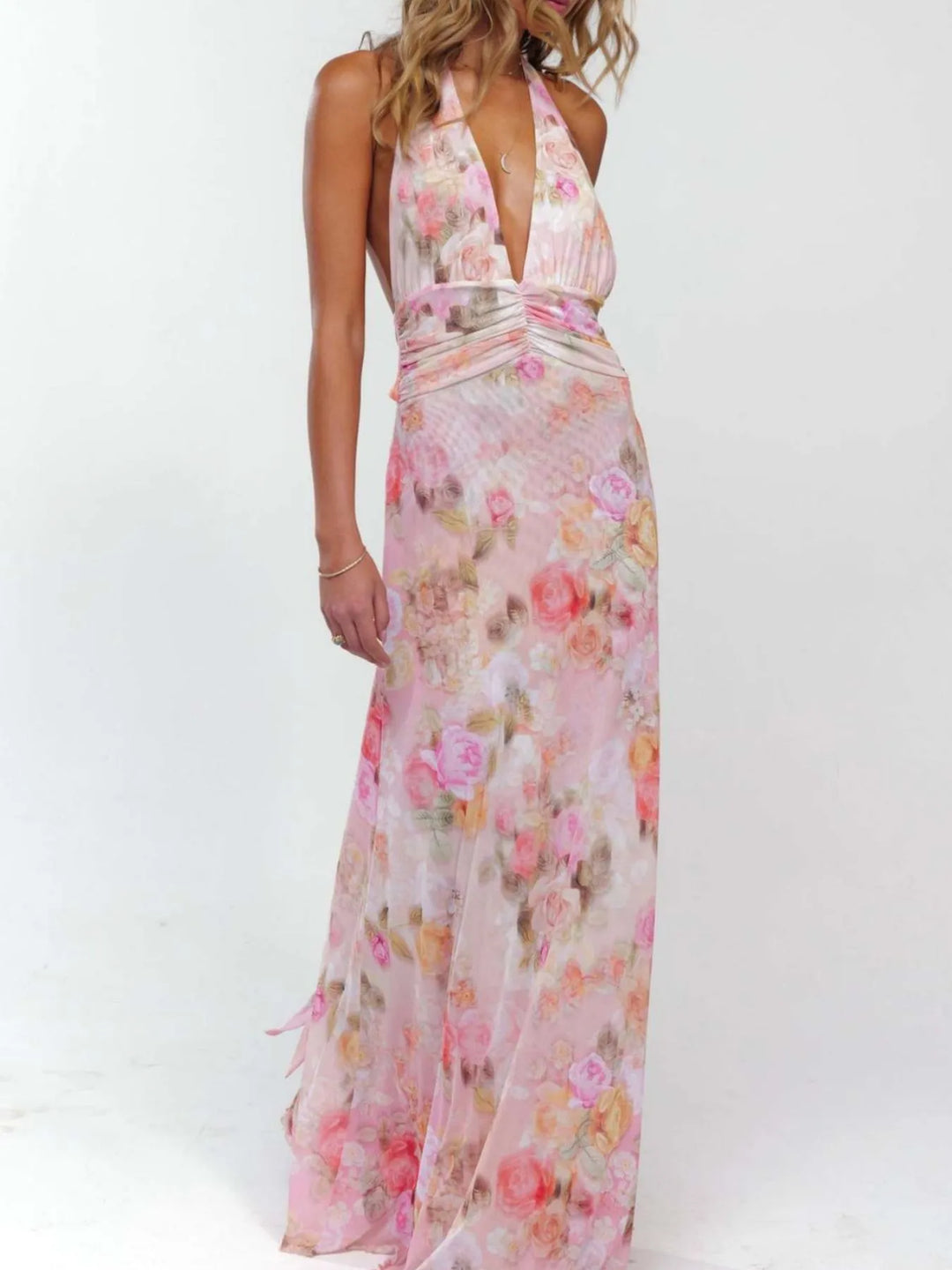 Women’s Floral Print Midi Dress