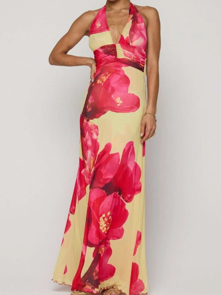 Women’s Floral Print Midi Dress