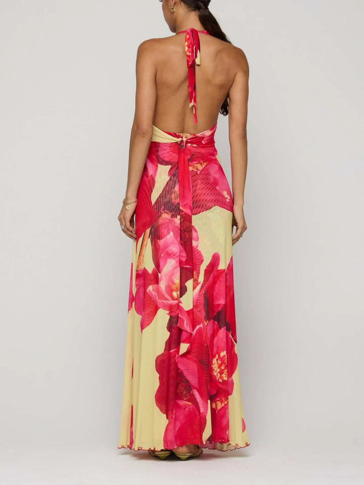 Women’s Floral Print Midi Dress