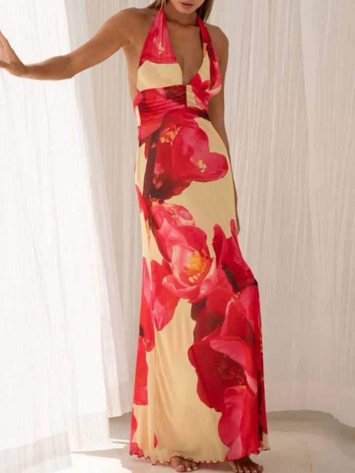 Women’s Floral Print Midi Dress
