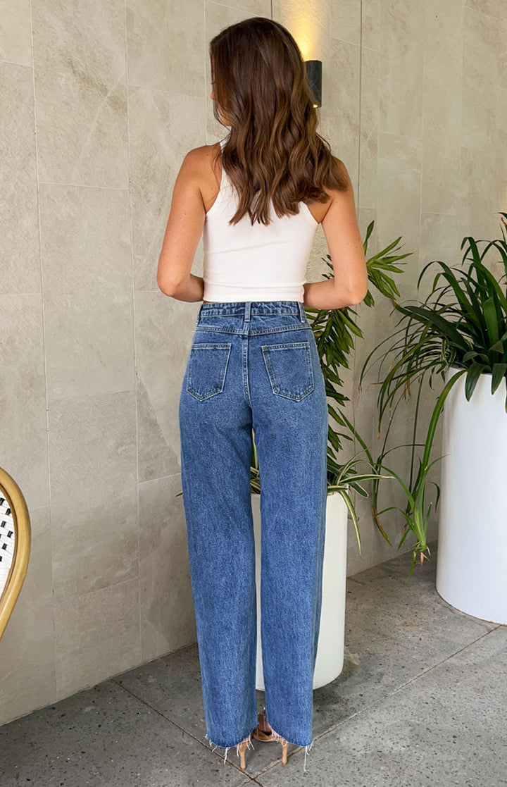 Women’s High-Waisted Pearl Jeans