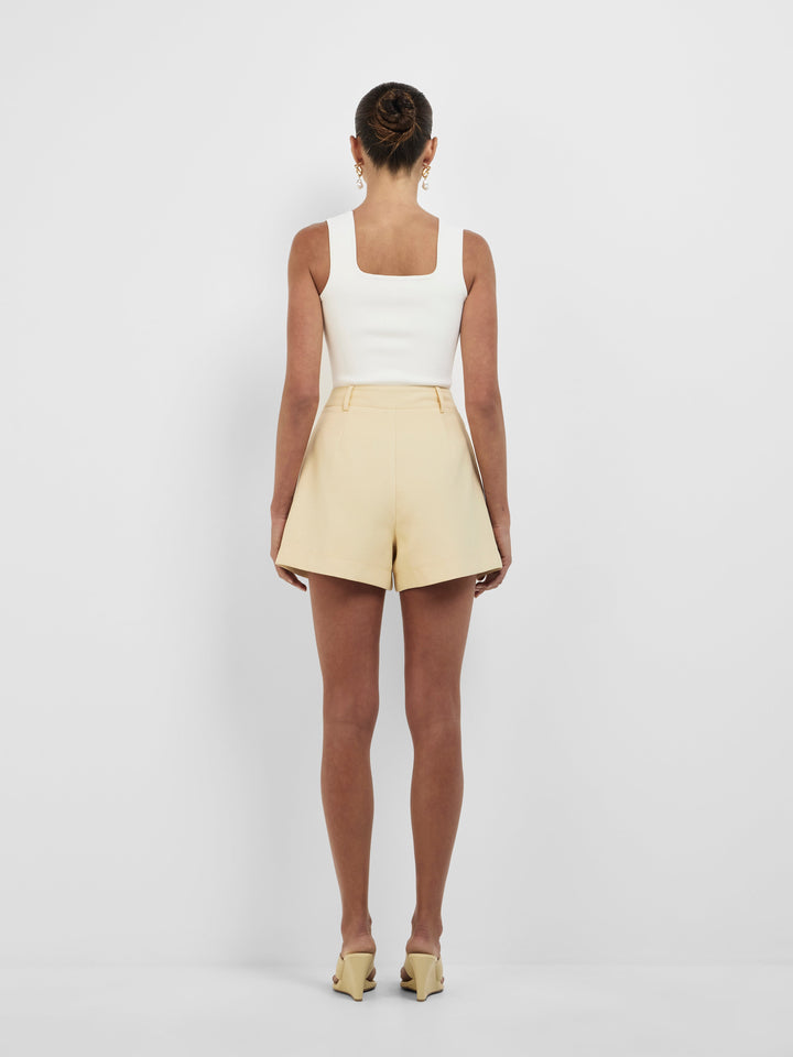 Women’s High-Waisted Pleated Front Shorts