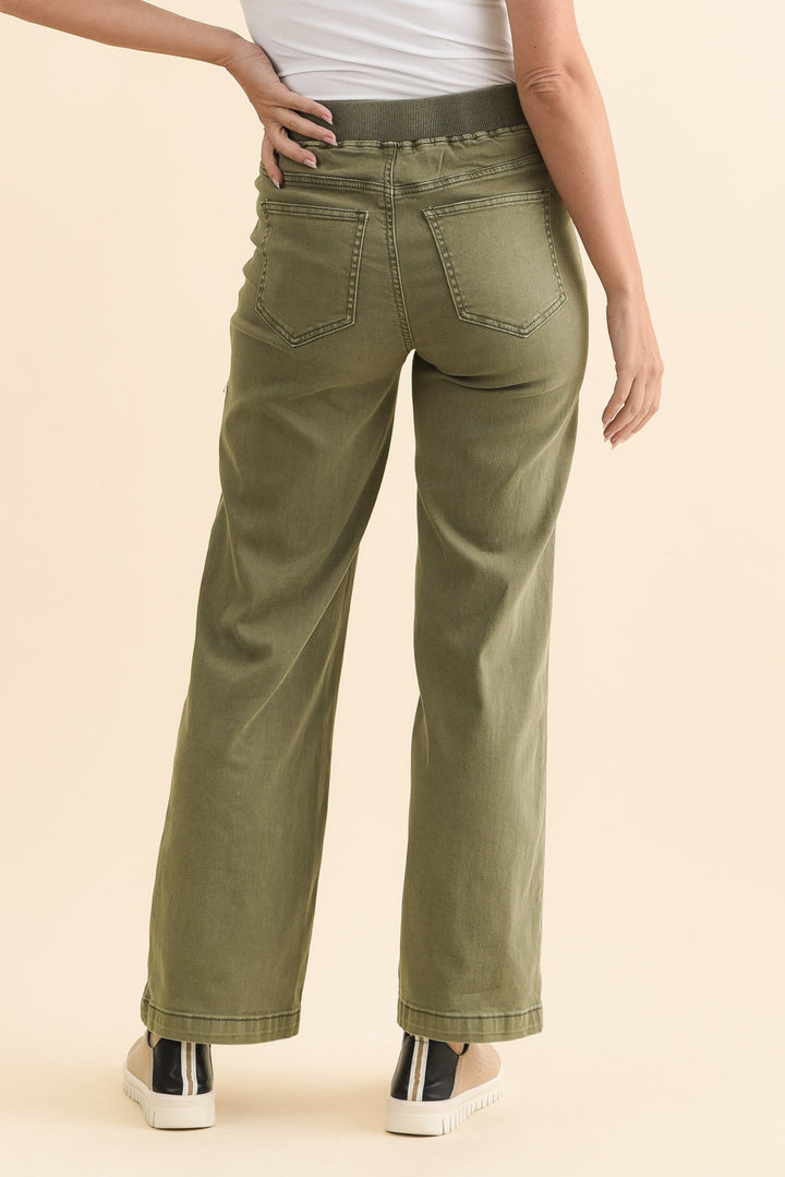 Women’s Khaki Wide Leg Pants