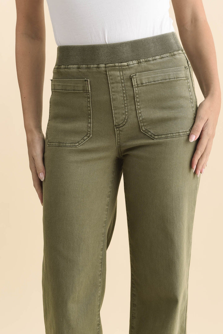 Women’s Khaki Wide Leg Pants