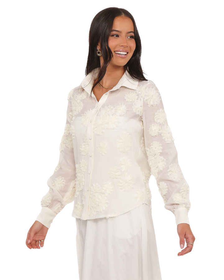 Women’s Long Sleeve Button Front Shirt