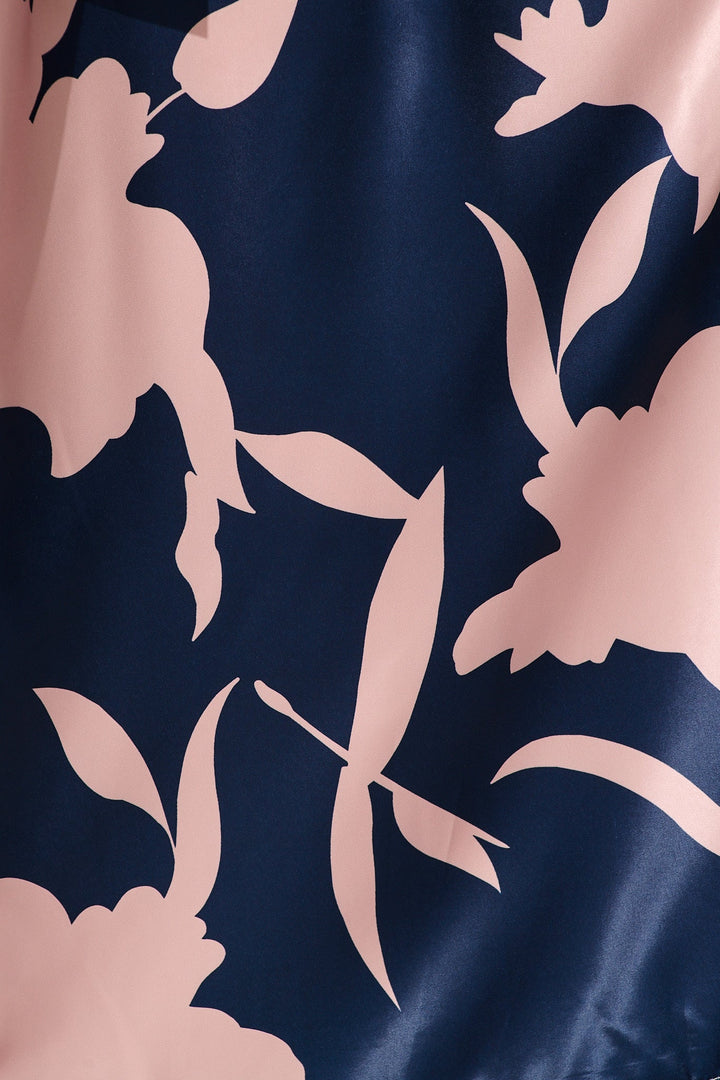 Women’s One Shoulder Printed Midi Dress
