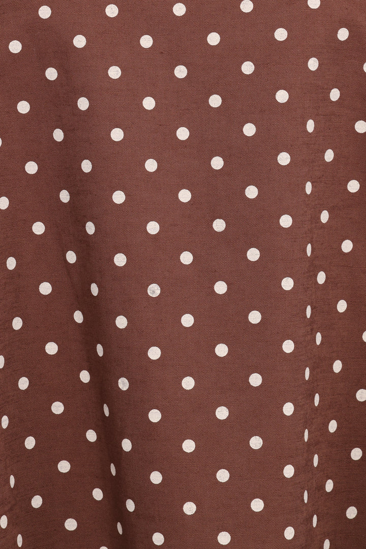 Women’s Polka Dot Puff Sleeve Mini Dress
