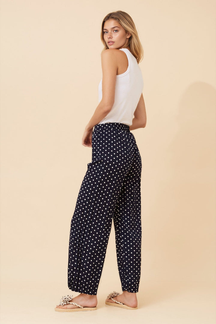 Women’s Polka Dot Wide Leg Pants