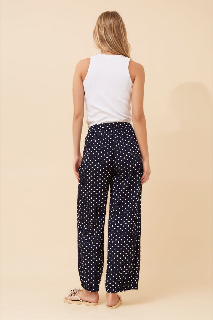 Women’s Polka Dot Wide Leg Pants