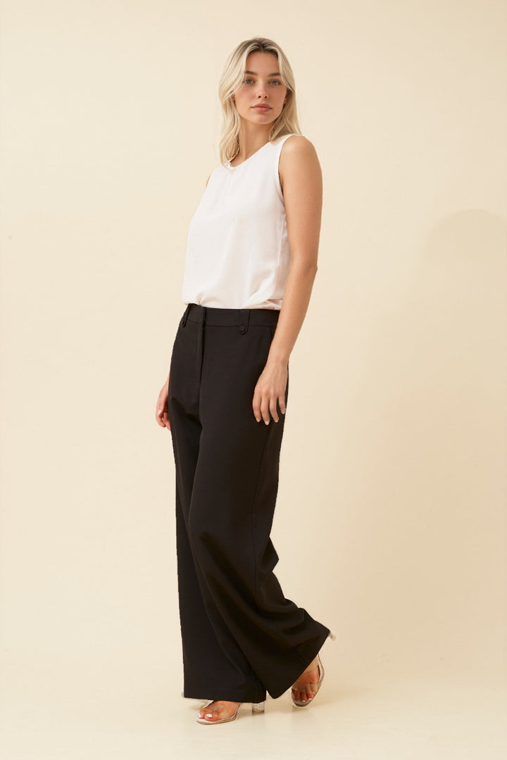 Women’s Solid Wide-Leg Pants