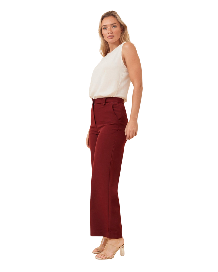 Women’s Solid Wide-Leg Pants