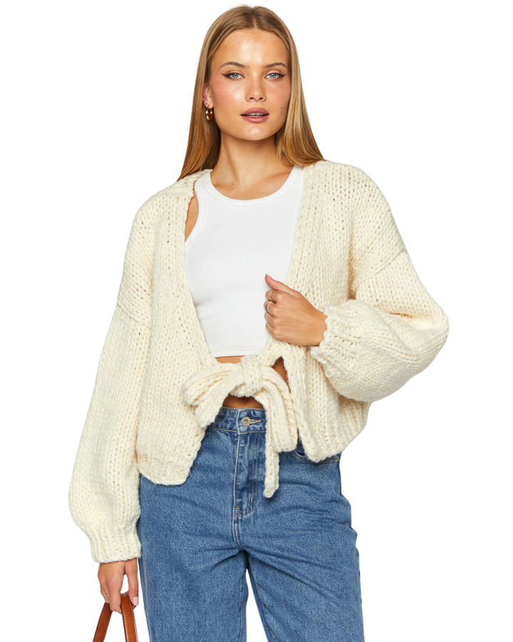 Women’s Tie Knit Cardigan