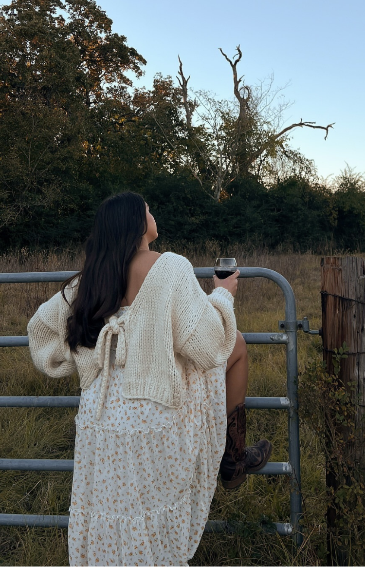 Women’s Tie Knit Cardigan