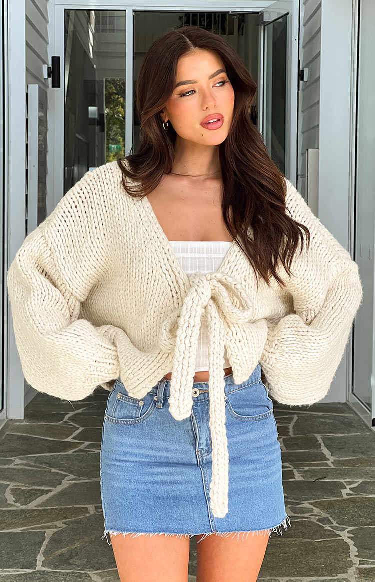 Women’s Tie Knit Cardigan