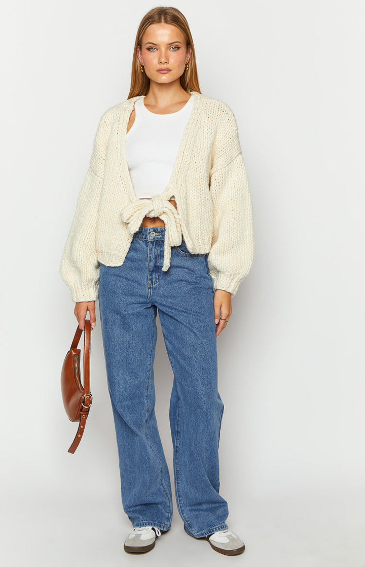 Women’s Tie Knit Cardigan