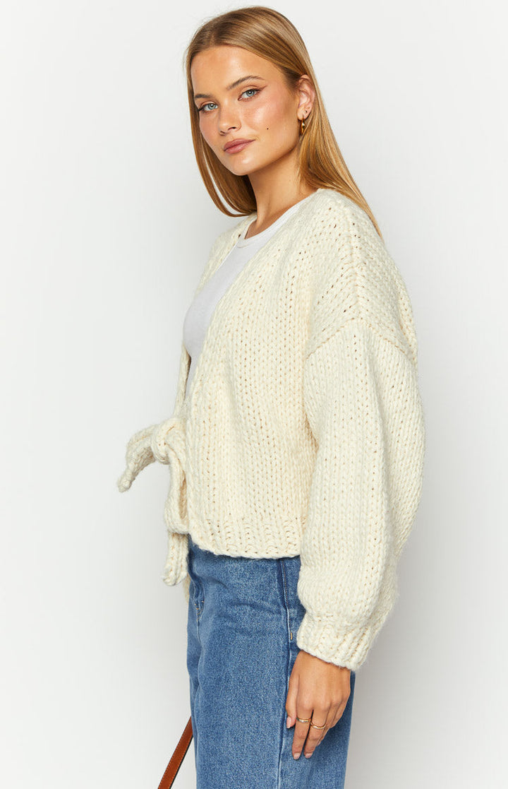 Women’s Tie Knit Cardigan