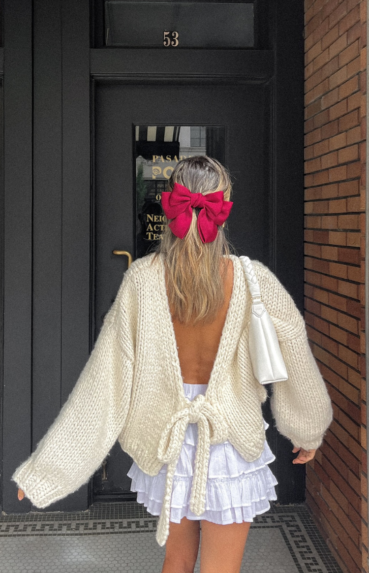 Women’s Tie Knit Cardigan