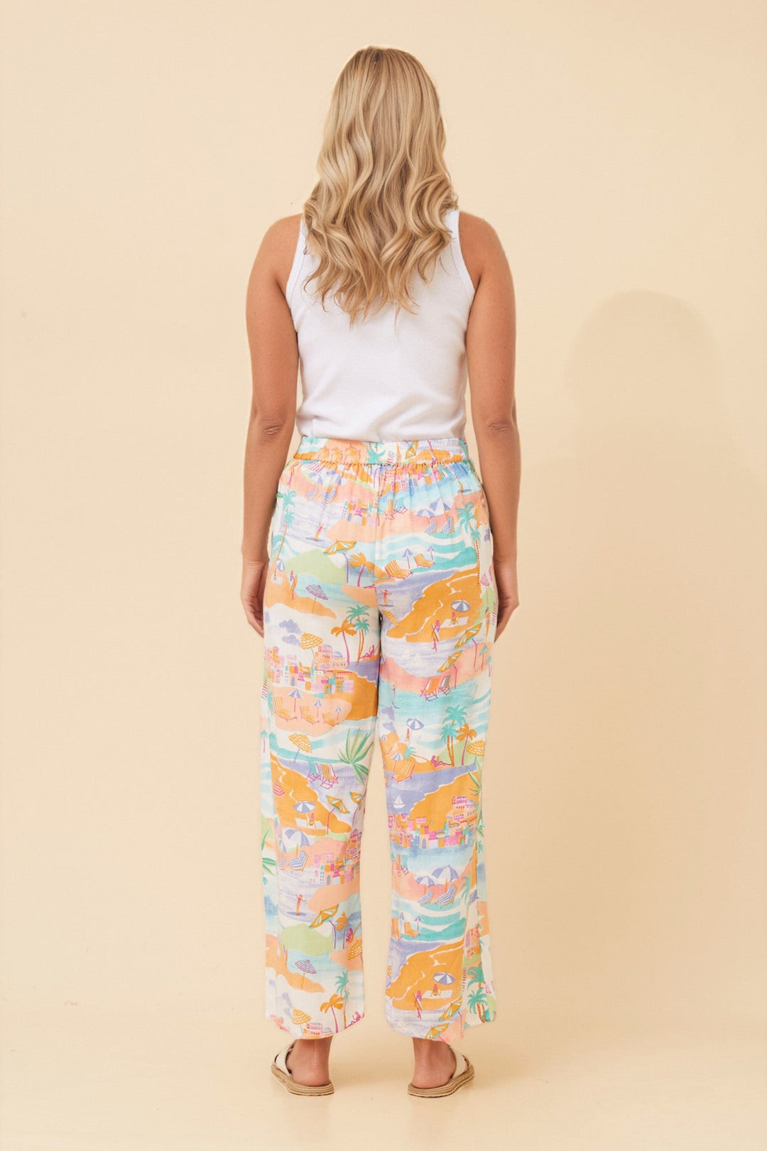 Women’s Wanderlust Print Wide Leg Pants
