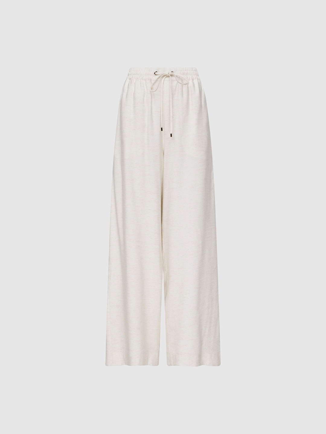 Women’s Wide-Leg Drawstring Waist Pants with Elastic Waistband